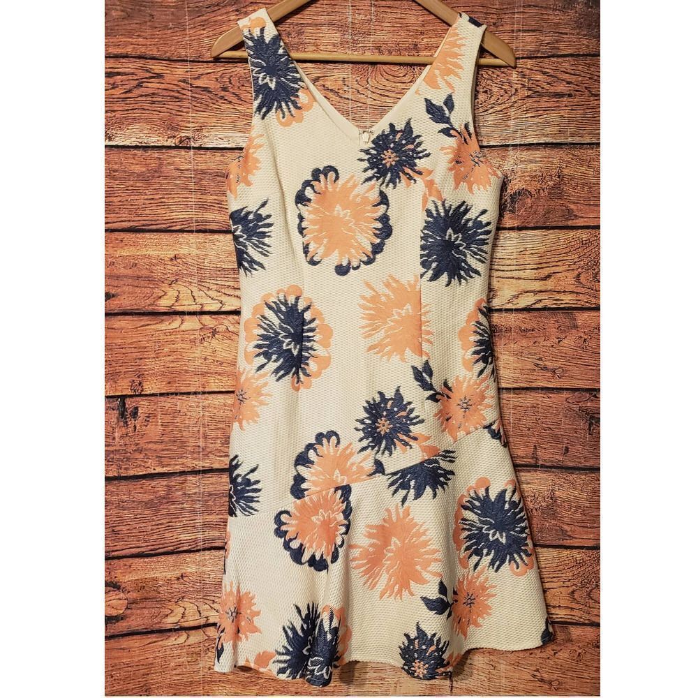 Antonio Melani Dropped WaistSleeveless Floral Midi  Size 4